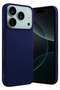 Apple iPhone 17 Pro Compatible Nano Velvet Silicone - Navy Blue - 7