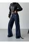 Trend Special Waist Design Wide Leg Loose Fit Denim Jeans - 7
