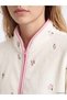 Timeless Clothing & Timeless Choices High Collar Embroidered Women's Plush Pajama Top - 3