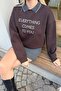 Embroidery Detail Sweatshirt - 6