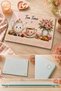 Glass Cutting Board Tea Time Themed Pink Polka Dot with Teapot Figure - Glass Cutting Board |   30cm X 40cm - 3