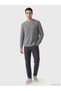 Esvab • Modern & Distinctive Zero Roba Collar Ribbed Men's Knitwear Sweater - 3