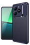 غطاء كربوني متوافق مع هاتف Realme C61 مع خاصية التركيز التلقائي - أزرق داكن