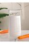 Acrylic White Grater with Non-Slip Handle - 7