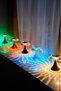 2pcs crystal diamond acrylic led table lamp - white decorative lampshade, night light, modern living room bedroom lighting, led lamp - 3