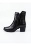 Leather Zippered Women's Boots - 2