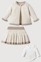 Little Daisy 3 Piece Baby Girl Knitwear Set - 4