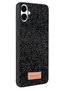 Onegif Samsung Galaxy A07 4g Compatible Bright Glitter Cover - Black - 6