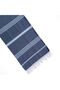 The Line Beach Towel Dark Grey - 100% Recycled Cotton Fouta 200 x 100 cm - 2