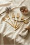 Set of 6 Luxury Gold Stainless Steel Dinner Forks (21 cm) - 6