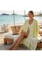 Ocean Breeze Wavelux Beach Poncho Yellow Grany - 100% Recycled Cotton