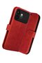 Huawei Honor 600 Compatible Trend S Plus Flip Cover Case - Red - 6