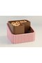 3D Printing Peanut Bowl - Dual Chamber Shell Separator Presentation Bowl - Pink Brown - 3