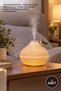 1 piece air humidifier - ultrasonic steam machine with night light touch control h12 white humidifier