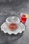 Acrylic Baroque White Color Cake Jar & Cake Storage Container & Stylish Presentation Organizer 26 cm - 5