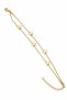 Steel Double Chain Star Bracelet (Gold)