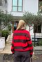 Colorful Striped Polo Collar Knitwear - 3