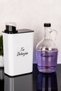1 Pcs Acrylic White 3000 ml Self-Scale & 1 Pcs 1500 ml Glass Gallon Bottle Detergent Set Powder Softener Detergent Dispenser with Label - 3