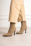 Celesta Zipper Detail Pointed Toe Women's Heeled Boots - 3