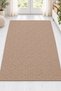 Modern Wellsoft Elastic Carpet Cover 6m2 (200 X 300cm), Geometric Patterned, Soft Textured Carpet Protective Cover - 4