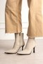 Celesta Zipper Detail Pointed Toe Women's Heeled Boots - 3