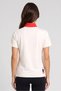 Women Regular Fit Short Sleeve Outdoor Polo Shirt, Cream - 4