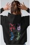 Kiss Rock Metal Music Band Front Printed Unisex Oversize Premium Hoodie