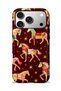 Compatible with iPhone 17 Pro Max - Fairy Tale Horses, Double Layer Cover, Glossy Surface Protective Case