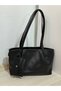Stylish Faux Leather Women's Shoulder Bag with Belt Detail and Wallet Accessory