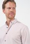 Brown Buttoned Collar Long Sleeve Slim Fit Cotton Shirt 1004260235 - 5