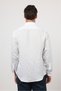 White Buttoned Collar Long Sleeve Pocketless Slim Fit Shirt 1004260165 - 5
