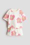 2-piece printed cotton set