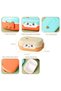 Cute Cartoon Kids Bento Lunch Box, Cat Paw Buckle Portable Food Container, BPA Free Food Grade PP, Comes with Spoon, Microwave Freezer Dishwasher Safe - 4