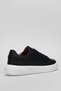 Tommy Men's Leather Sneaker Shoes Black - 2