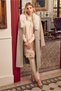 Fur Coat with Belt 90652