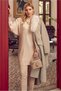 Fur Coat with Belt 90652 - 2