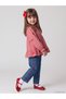 Quality Pieces from Çelebi Store: Embroidered Baby Girl Jean Pants