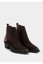 Brown Leather Women's Boots - 2