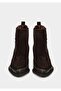 Brown Leather Women's Boots - 3