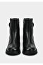 Black Leather Women's Boots - 3
