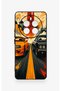 Realme 12 Pro Compatible Orange and Black Car Patterned Silicone Case - 2