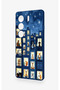 Tecno Camon 40 4g Compatible Starry Apartment Patterned Silicone Case - 4