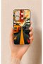 Redmi Note 13 Pro 5g Compatible Orange and Black Car Pattern Silicone Case