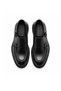 Genuine Leather Men's Shoes 053 Black (Black) - 8