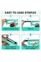 HAUSHOF Upholstery Staple Gun Kit Type 53 with Remover, Green - 4