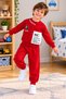 Boys' 2-Piece Tracksuit Set – Printed Sweatshirt and Sweatpants