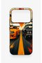 Xiaomi Mi 17 Pro 5g Compatible Orange and Black Car Patterned Silicone Case - 2