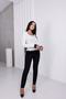 Square Neck Floral Lace Sweater - 8