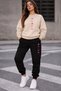 Pink Balack Printed Unisex Sweatshirt and Sweatpants Oversize Premium Set