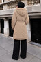 Nova Coat with Fur Detail on the Front Tsd260341 Mink - 6